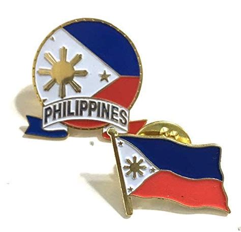 Prk 14 Philippines Flag Lapel Pins Filipino Prk 14 Dpb08416szm1refcm