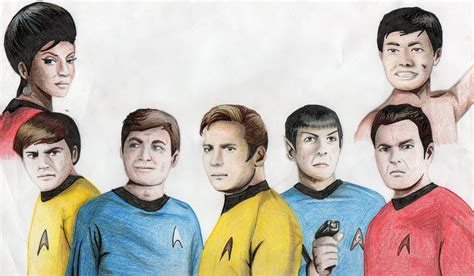 Star Trek Tos Crew Star Trek The Original Series Fan Art