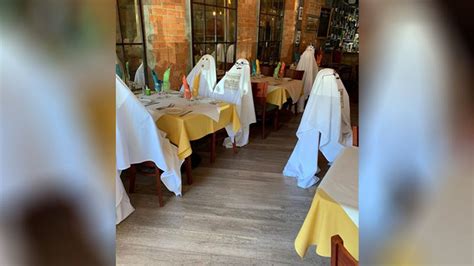 Michigan Restaurant Uses Ghosts To Fill Empty Seats Promote Social
