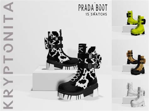 Prada Boot The Sims 4 Download Simsdomination Sims 4 Sims Sims