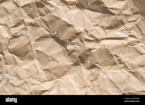 Wrinkled Paper Stock Photo Alamy