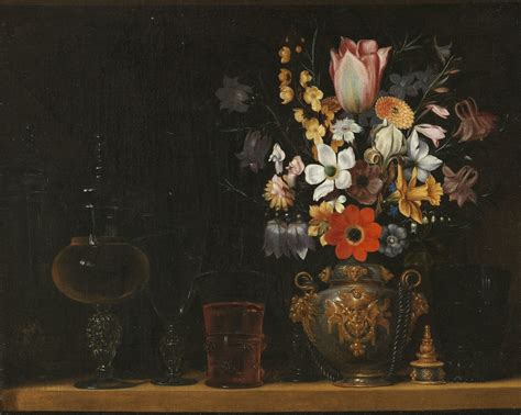 Georg Flegel Still Life With Flowers And Glass Goblets Flickr