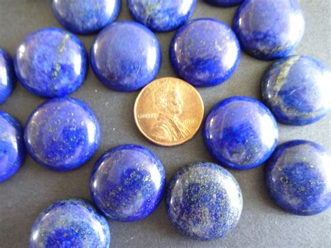 20mm Natural Lapis Lazuli Gemstone Cabochon Dyed Round Cabochon