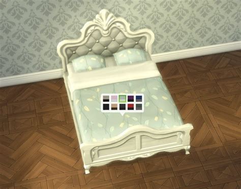 Galleon Bed Frame Texture Referencing By Plasticbox Sims 4 Furniture
