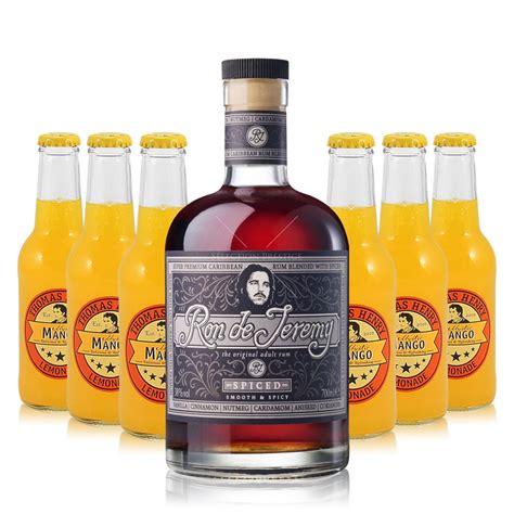 Ron De Jeremy Spiced Rum Thomas Henry Mystic Mango Ron De Jeremy Rum