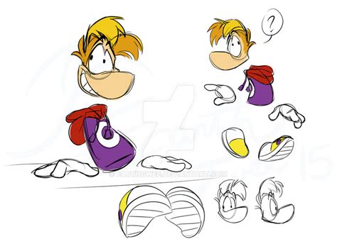 New Rayman Sketches By Earthgwee On Deviantart