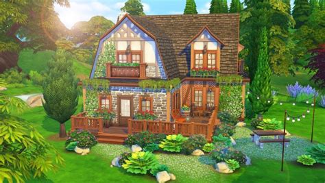 Aveline Sims Getaway Cottage • Sims 4 Downloads