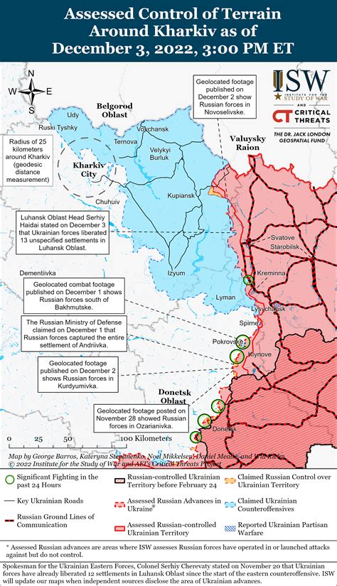 Russian Offensive Campaign Assessment, December 3 | Institute for the