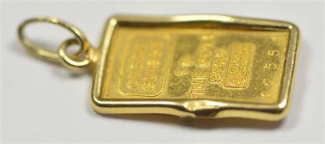 Oz gram kilo pennyweight (dwt) tola tael (hk). 1 Gram Gold Bar in Bezel | Property Room