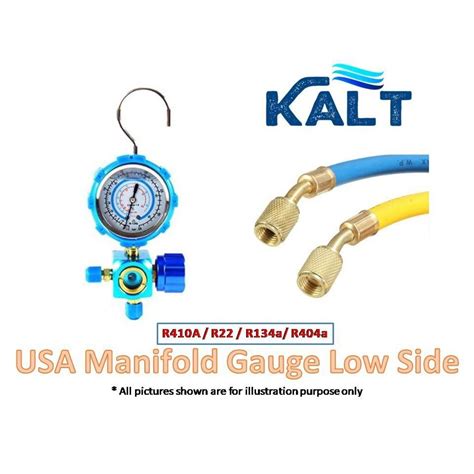 Usa Single Manifold Gauge Low Side R410a R22 R134a R404a Ban