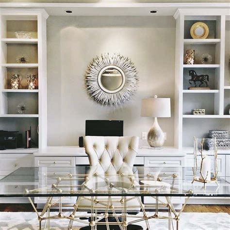 Discover inspiration for your home office design with ideas for decor, storage and furniture. Bloggers' Office Decor: Glam White VERSUS Mysterious Dark ...
