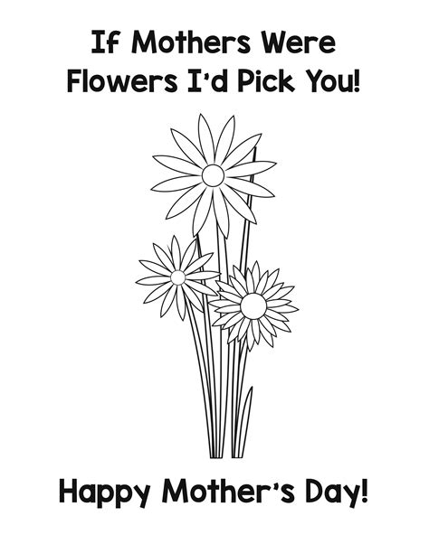 A funny happy mothers day with son and helicopter printable coloring page. Mother's Day Card and Questionnaire - Precision Printables