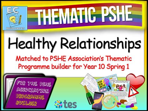 Thematic Pshe Healthy Relationships Teaching Resources