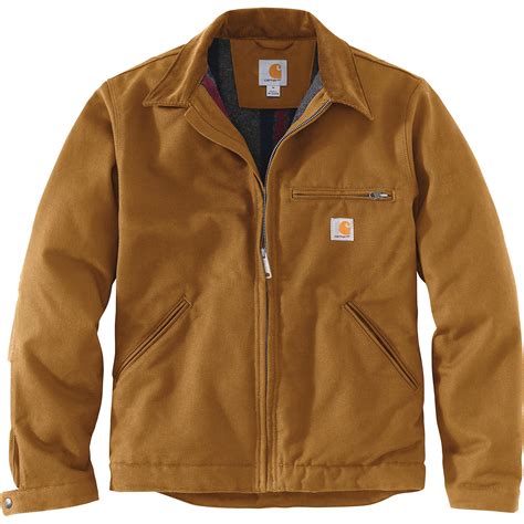 Carhartt Cotton Duck Detroit Jacket In Brown For Men Lyst