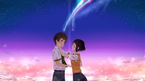 Black Eyes Black Hair Blush Kimi No Na Wa Male Miyamizu Mitsuha Nemuko