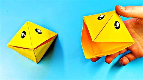 How To Make Moving Paper Toy Origami For Girls And Boys Youtube