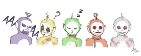 Slendytubbies 3 Characters By Juliedraw2046 On Deviantart