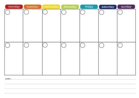 2 Week Meal Planner Template New Printable 2 Week Calendar Printable 2