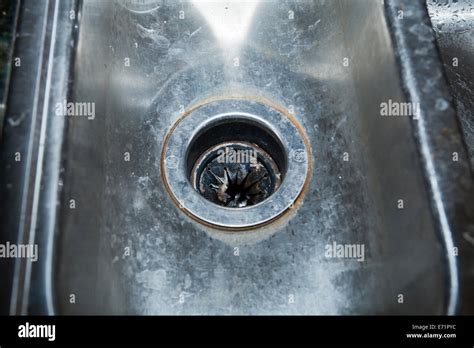 Dirty Kitchen Sink Stock Photo Alamy
