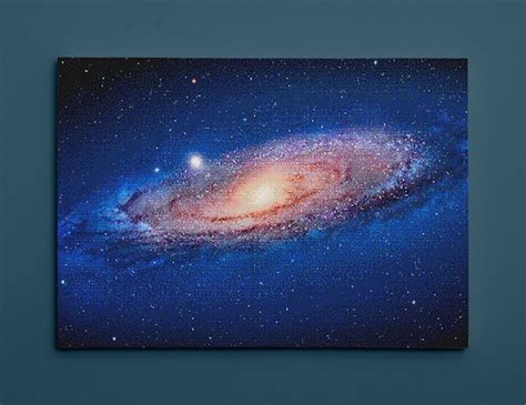 The Andromeda Galaxy For Nes Pixel Art 16 X 24 Etsy