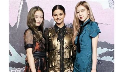 Blackpink with selena gomez remix — ice cream pop rock 2000s version. BLACKPINK Rose And JiSoo Spotted With Selena Gomez At New ...