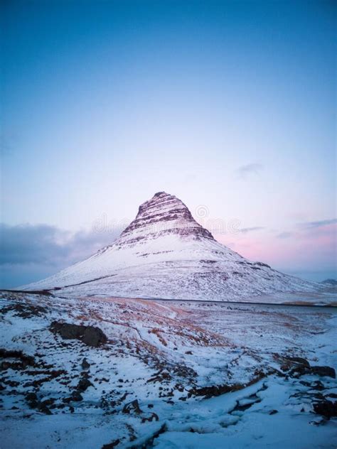 Kirkjufell Game Of Thrones Mountain Iceland Stock Image Image Of