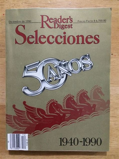 Revista Selecciones Readers Digest 50 Años Diciembre 1990 20000 En
