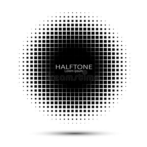 Vector Halftone Circles Abstract Halftone Abstract Dots Vector
