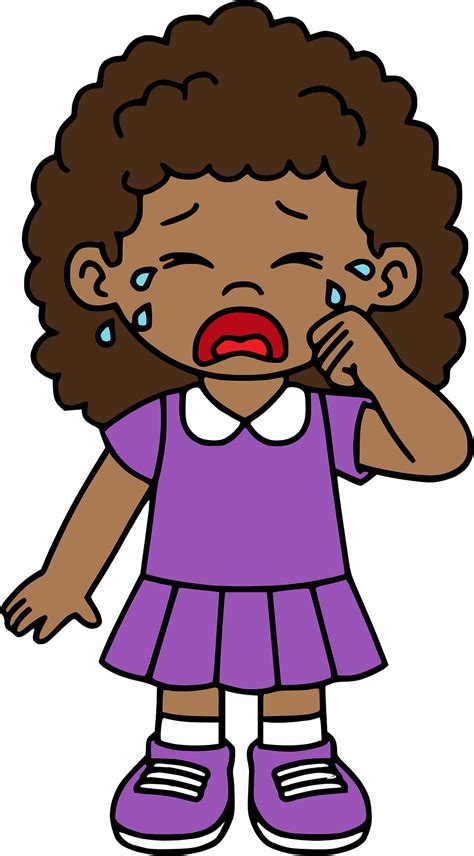 clipart woman crying