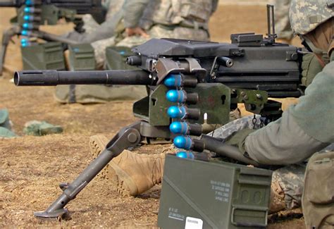 Army And Weapons Deadly Mk 19 Grenade Launcher