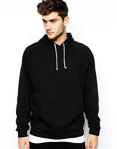 Lyst Asos Extreme Oversized Hoodie In Black For Men