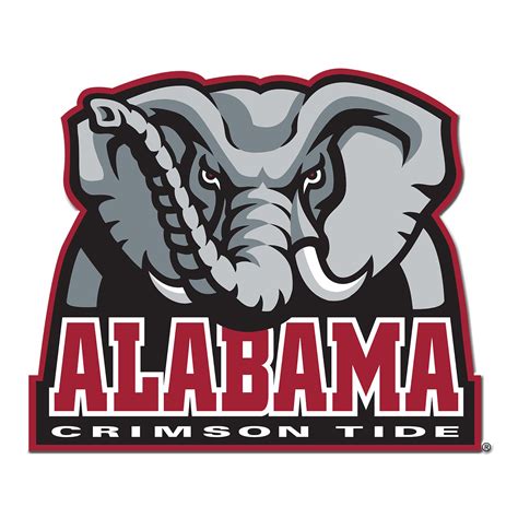 Alabama Crimson Tide Alabama Crimson Tide Elephant Single Layer Dime