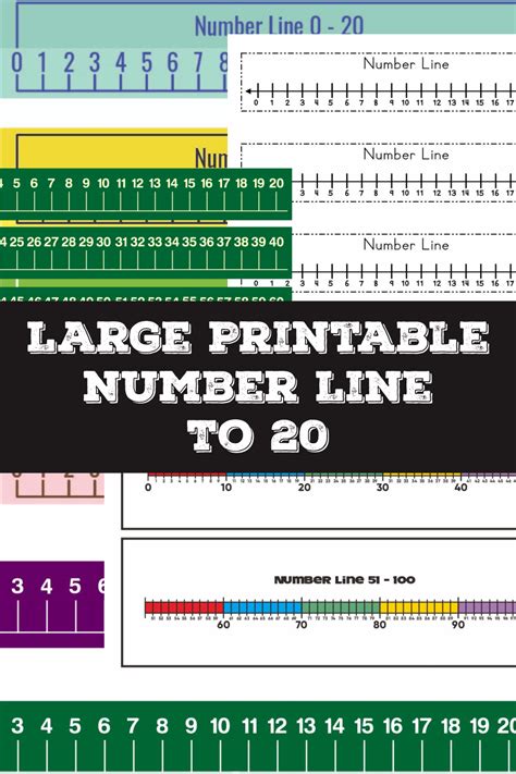 10 Best Large Printable Number Line To 20 Pdf For Free At Printablee