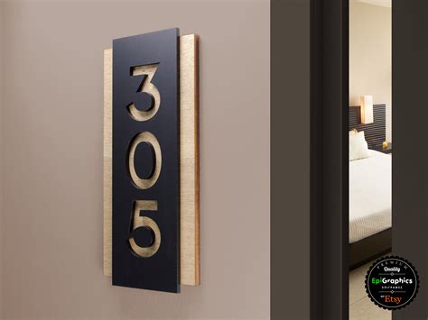 Home Décor Sign For Hotel Signage Made Of Aluminum And Acrylic Room