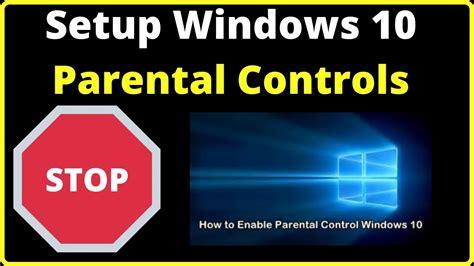 How To Setup Parental Controls Windows 10 🤔add A Child Account Youtube