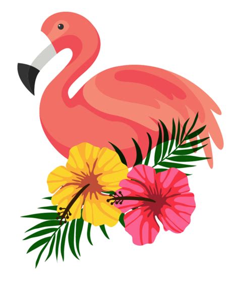 Cute Cartoon Flamingo Wallpaper
