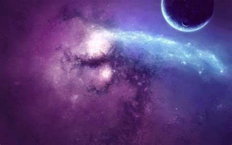 Purple Nebula Artwork Wallpapers Hd Desktop And Mobile Backgrounds