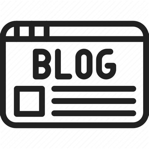 Blog Blogs Communication Network Icon Download On Iconfinder