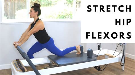How To Stretch Tight Hip Flexors On The Balanced Body Allegro 2 Pilates Reformer Hip Flexor