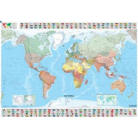 Mapswall Michelin Michelin Map The World 12701 P Rolled Other