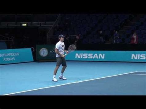 Be sure to subscribe to our channel for more free lessons like his hips and shoulders are now perpendicular to the baseline (facing to the right side of the court). Federer Practicing Ground Strokes | Excellent Close Up Court Side View | Roger Federer - YouTube ...