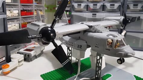 Lego Technic 19 Gear Wheels Motorized Modification Bell Boeing V 22