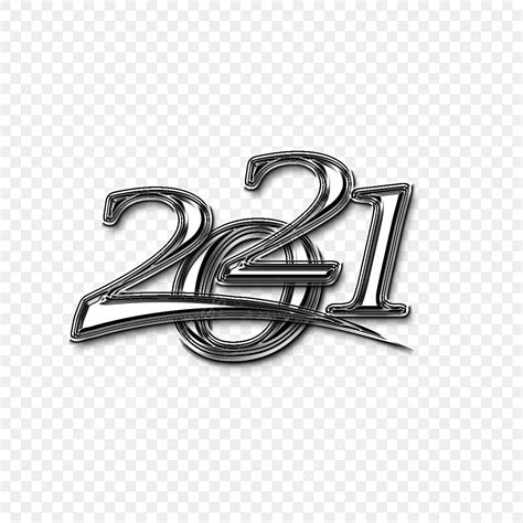 2021 Happy New Year 3d Illustration Awesome Effect Decoration 2021