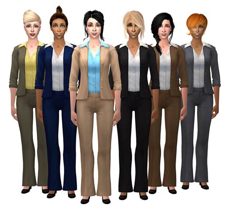 Mdpthatsme Business Suit Suits For Women Sims 4