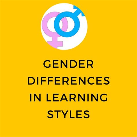 Gender Differences In Learning Styles Hubpages