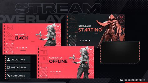 Valorant Twitch Stream Overlay On Behance