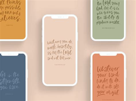 Minimalist Bible Verse Wallpapers And Instagram Posts Etsy