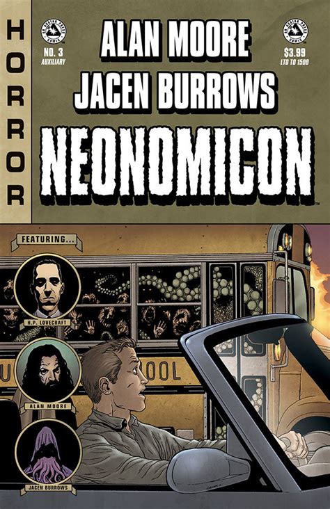 Neonomicon 1 4 Auxiliary Remarqued Set Signed By Alan Moore Sketch Comic Cavalcade