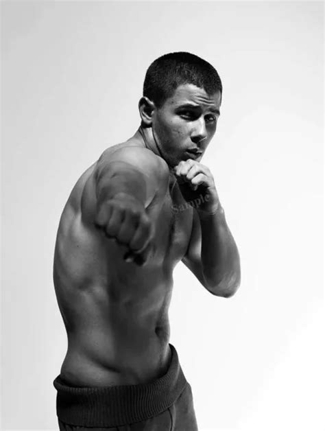Celebrity Photos Posters Nick Jonas Hot Shirtless Boxing Photo Bw