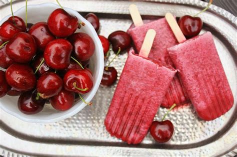 Cherry Popsicles Popsicle Recipes For Kids Popsugar Moms Photo 35